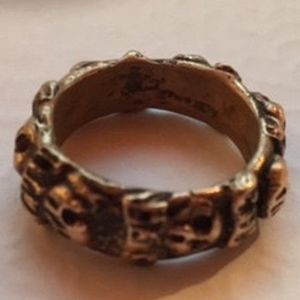 Bronze skull size 7